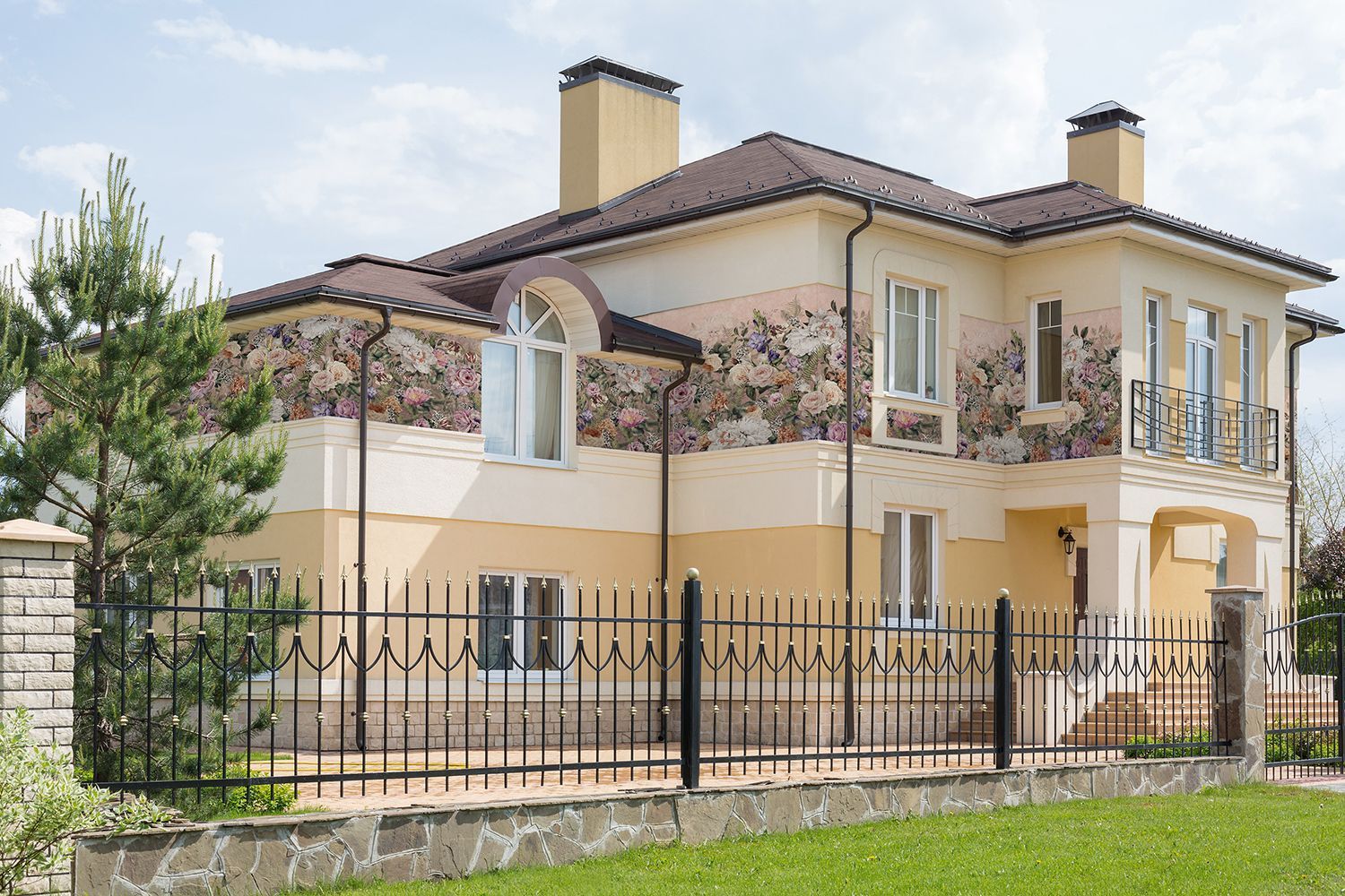 Фото Фреска ALBA Flora арт. 800613 - Цветы | Студия фресок и фотопанно "La Stanza"