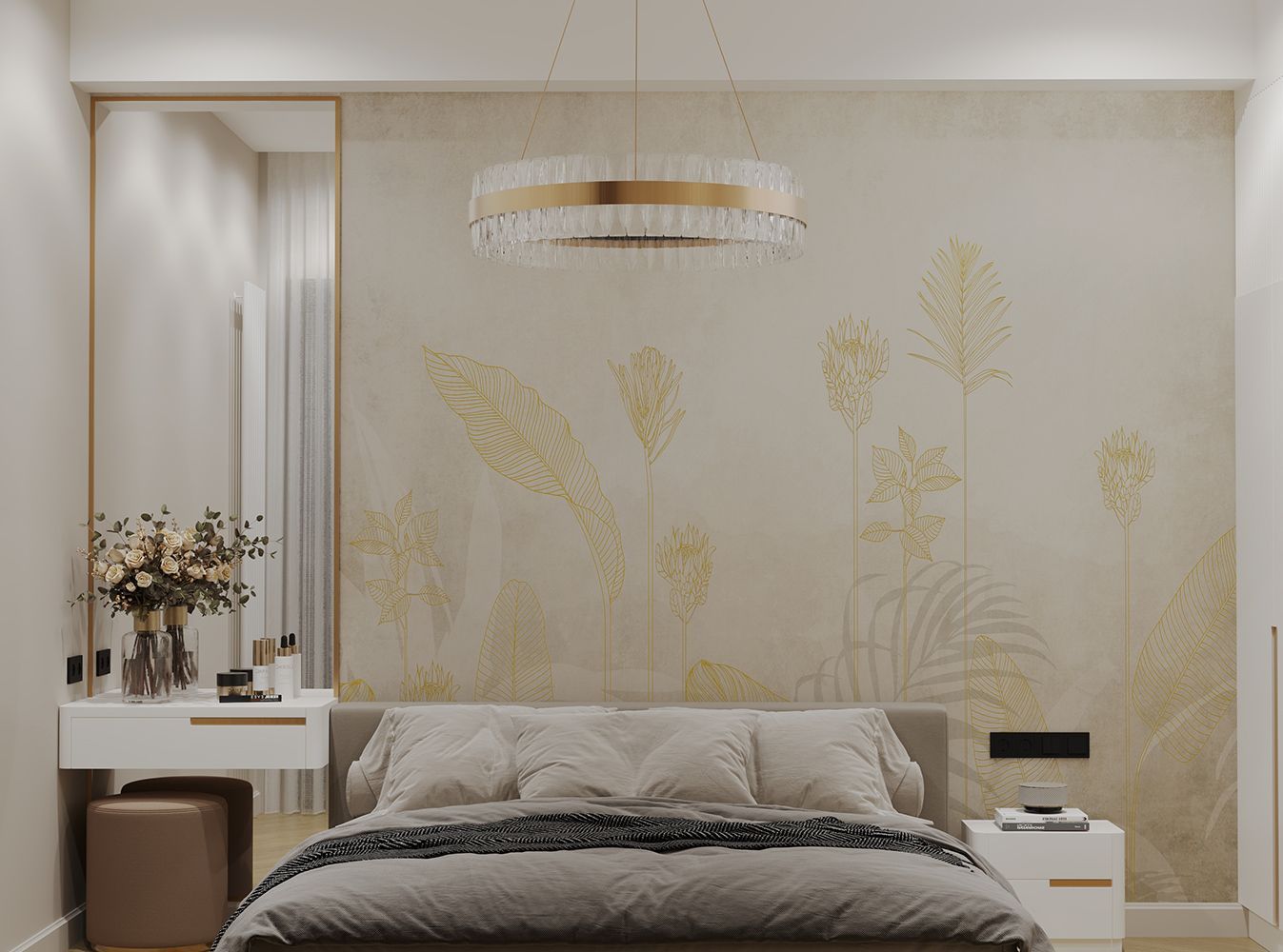 Фото Фреска Tesoro 2 арт. 02042-G - Лес и деревья | Студия фресок и фотопанно "La Stanza"