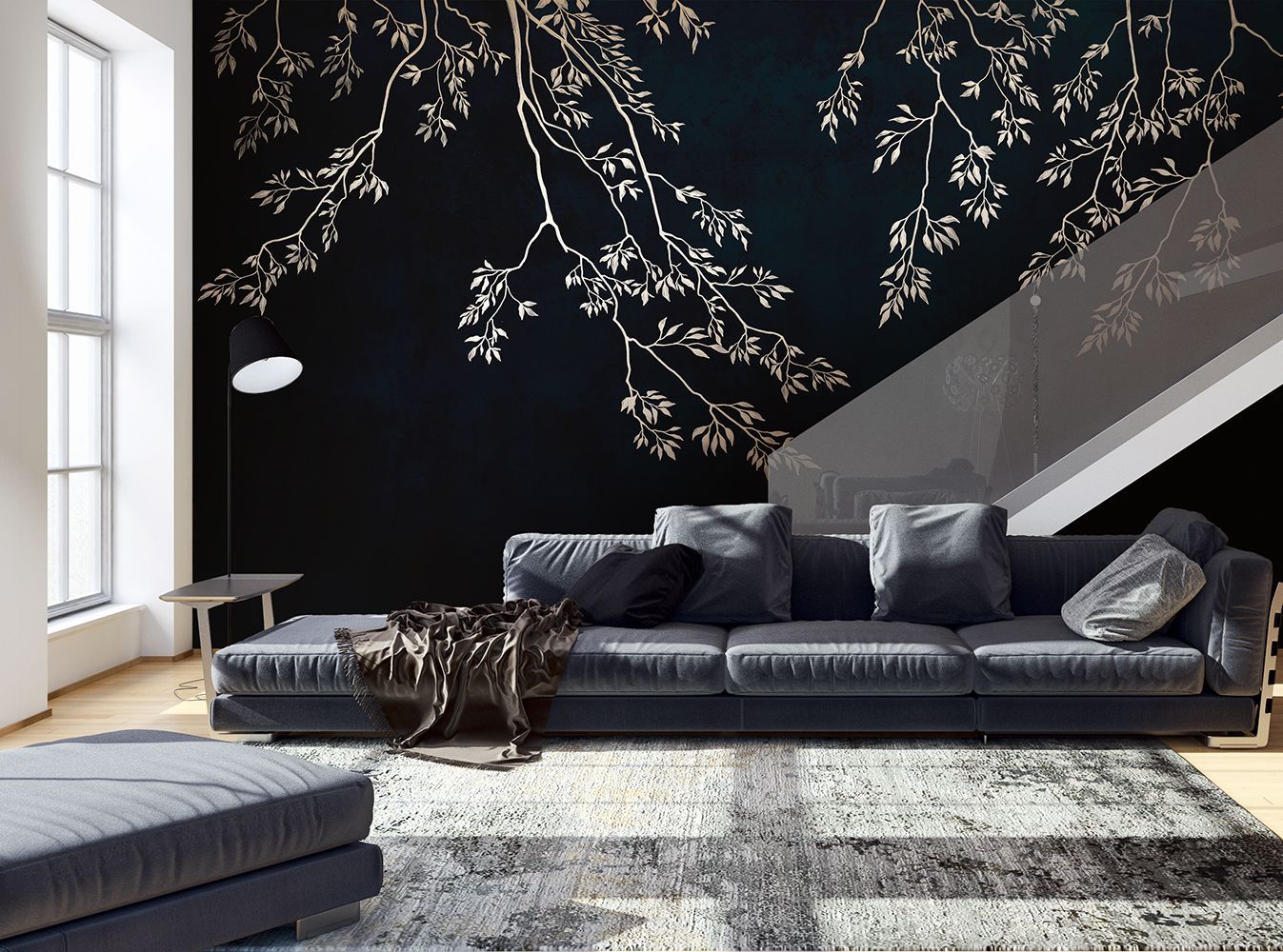 Фото Фреска Tesoro 2 арт. 02115-GL - Лес и деревья | Студия фресок и фотопанно "La Stanza"