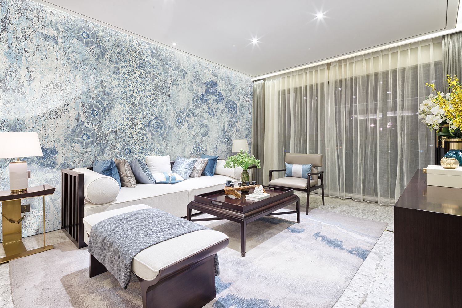 Фото Фреска ALBA Textures арт. 800296 - Цветы | Студия фресок и фотопанно "La Stanza"