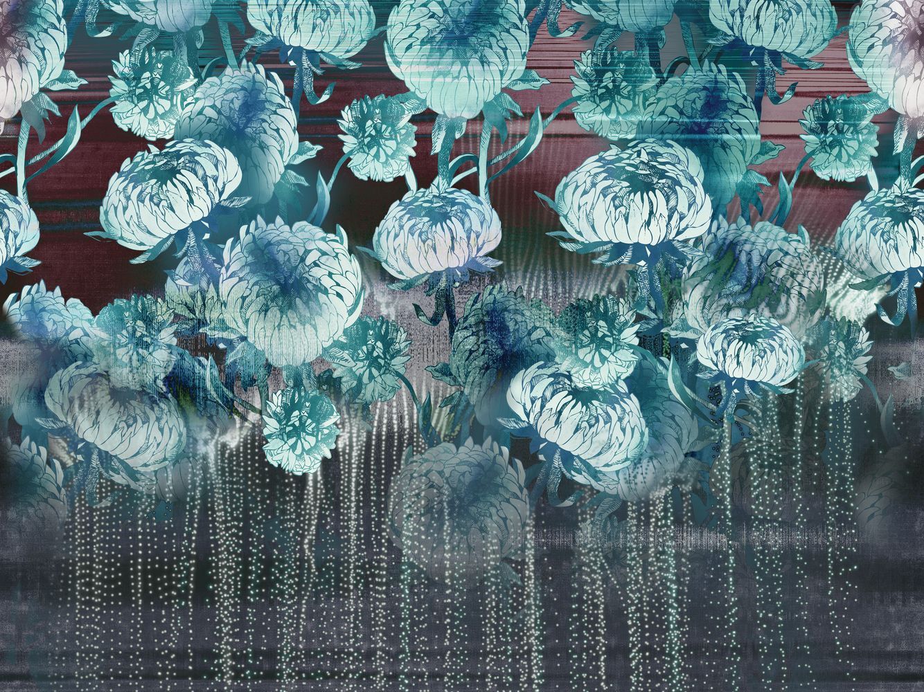 Фото Фреска Цветы, цветочная коллекция арт. 980427 - Цветы | Студия фресок и фотопанно "La Stanza"