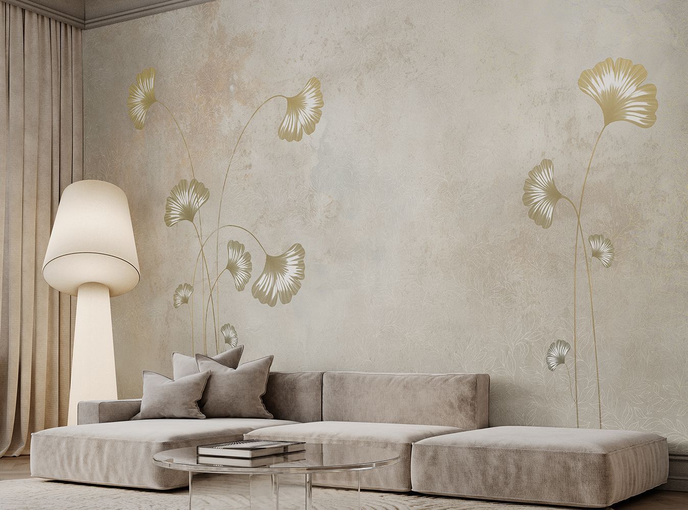 Фото Фреска Tesoro 2 арт. 02051-GL - Графика  | Студия фресок и фотопанно "La Stanza"