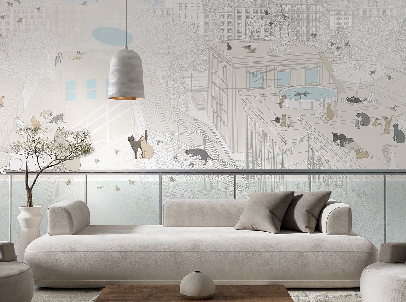 Фото Фреска Tesoro 2 арт. 02170-S - Графика  | Студия фресок и фотопанно "La Stanza"