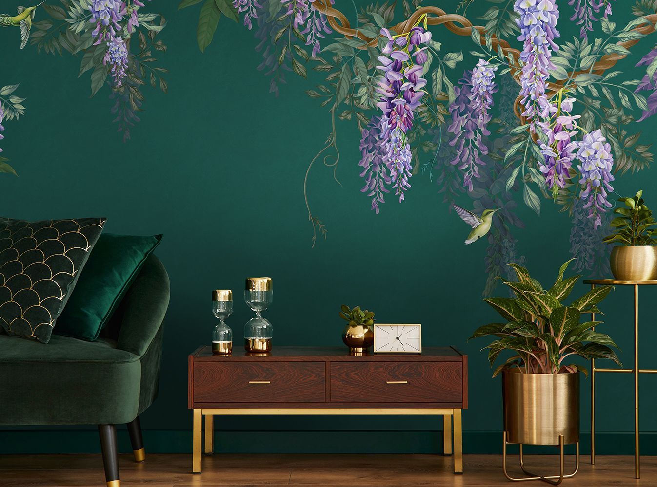 Фото Фреска Tesoro 2 арт. 02122-G - Лес и деревья | Студия фресок и фотопанно "La Stanza"