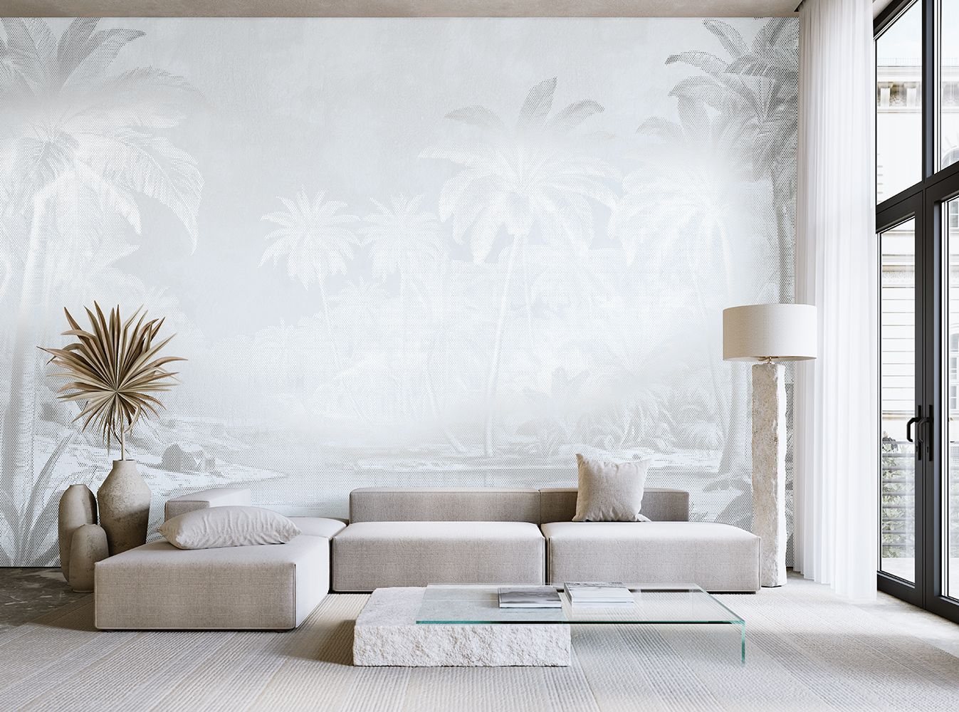 Фото Фреска Tesoro 2 арт. 02013-S - Тропики  | Студия фресок и фотопанно "La Stanza"