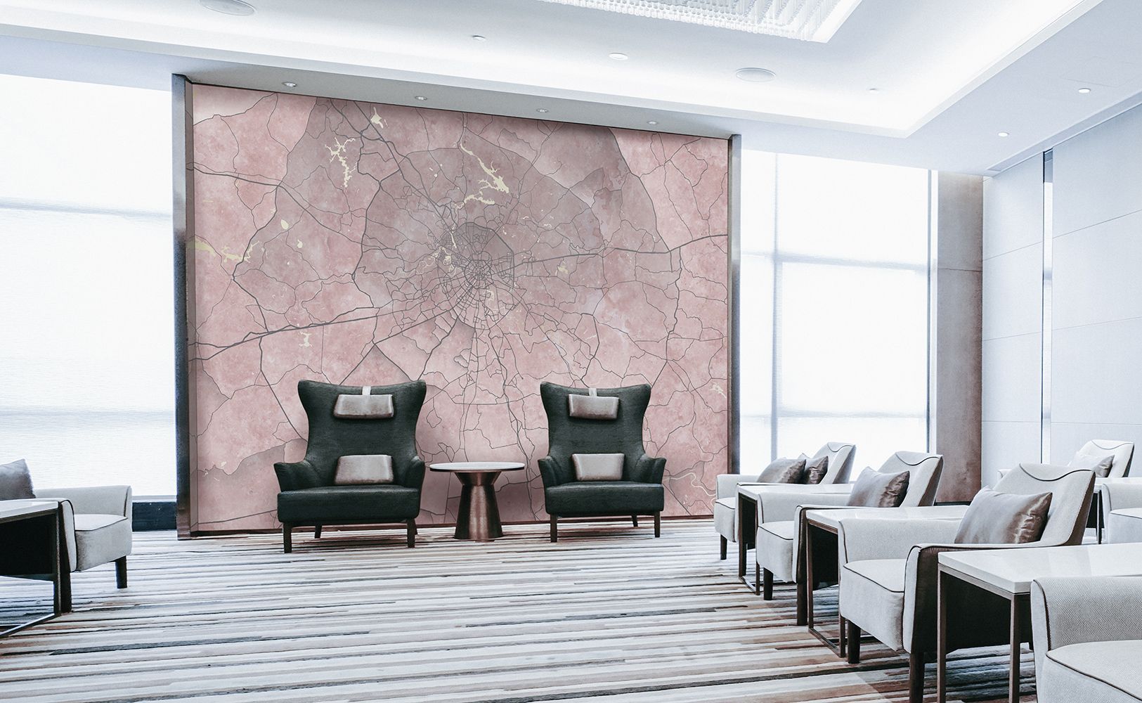 Фото Фреска ALBA Textures арт. 800290 - Флюиды  | Студия фресок и фотопанно "La Stanza"