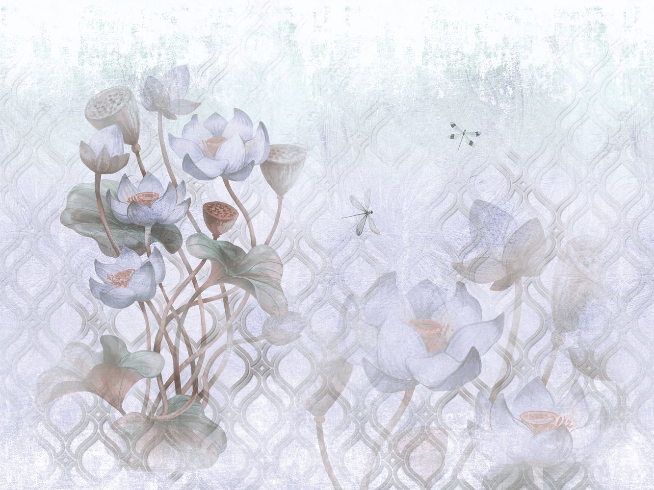 Фото Фреска Тренды Простые решения арт. 910546 - Цветы | Студия фресок и фотопанно "La Stanza"