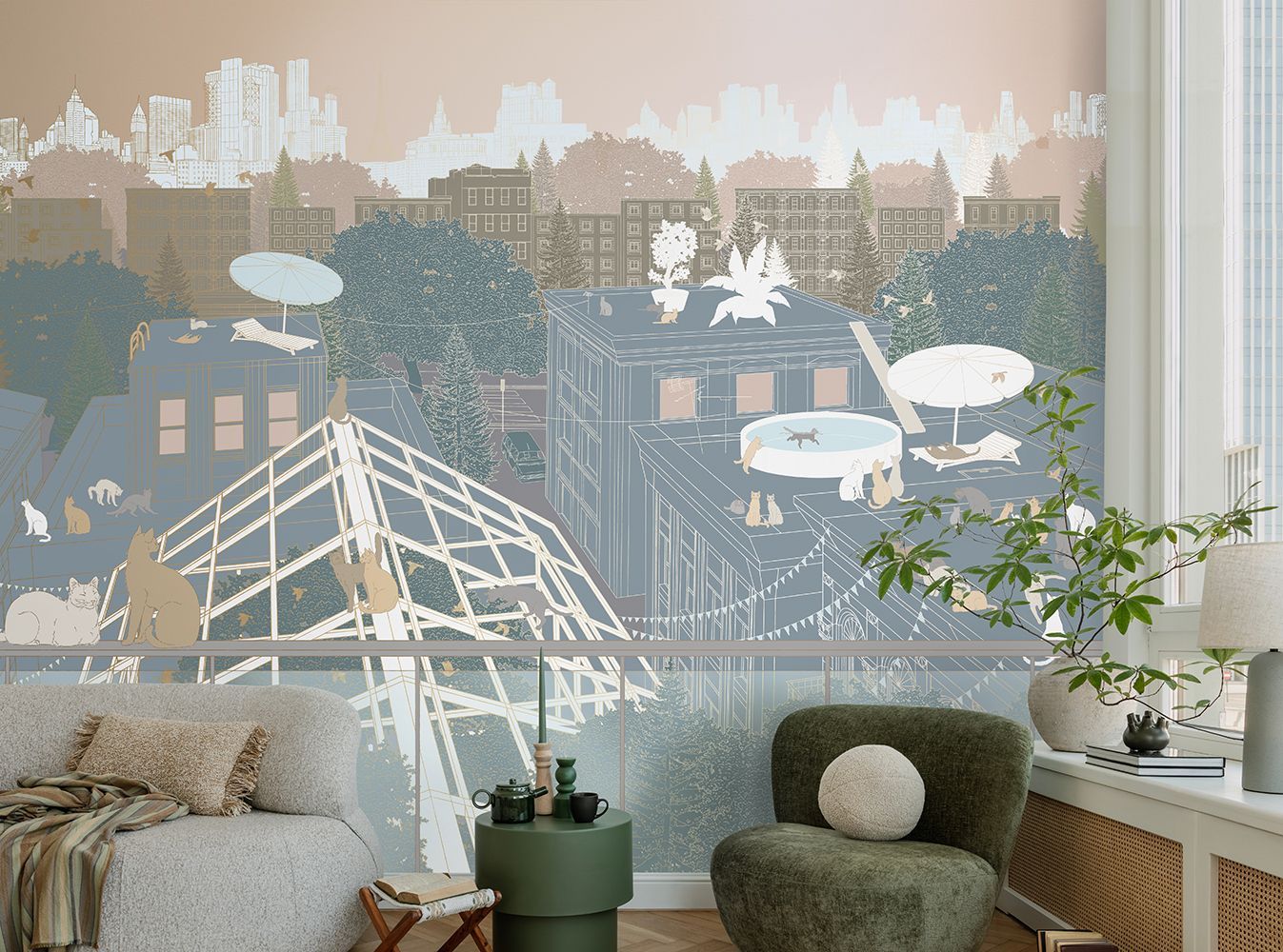 Фото Фреска Tesoro 2 арт. 02172-GL - Графика  | Студия фресок и фотопанно "La Stanza"