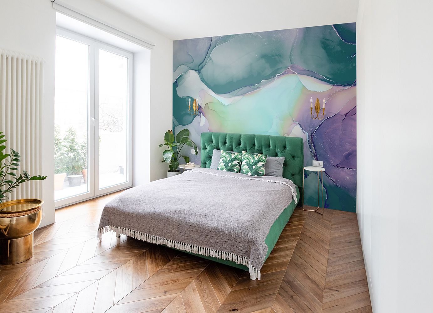 Фото Фреска ALBA Abstract арт. 800455 - Флюиды  | Студия фресок и фотопанно "La Stanza"