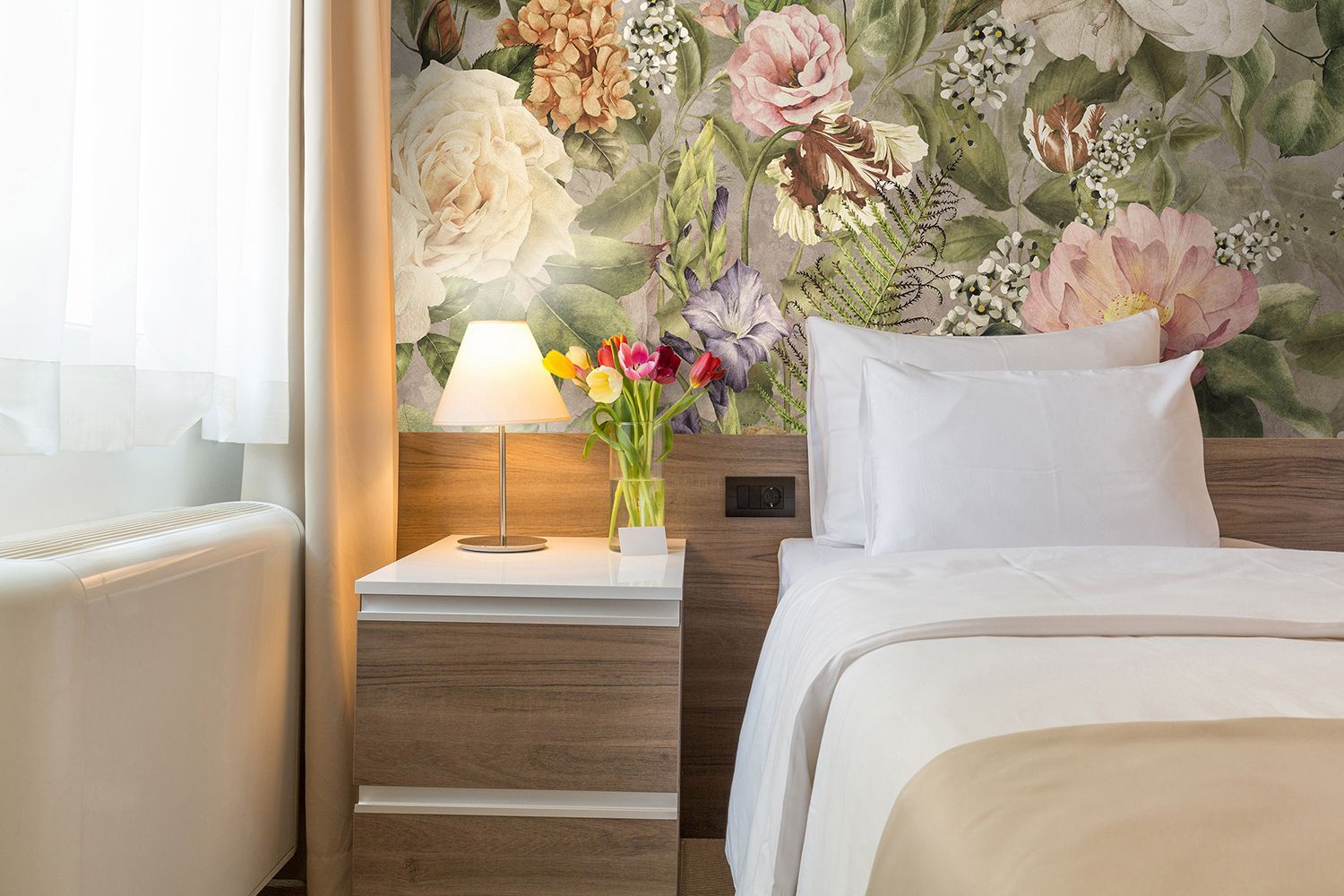 Фото Фреска ALBA Flora арт. 800610 - Цветы | Студия фресок и фотопанно "La Stanza"