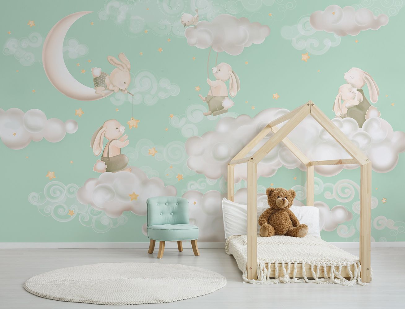 Фото Фреска Детские фрески арт. 800581 - Детские фрески | Студия фресок и фотопанно "La Stanza"