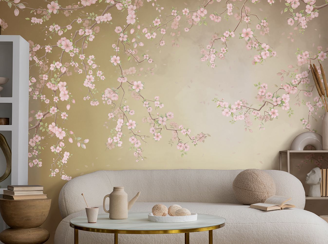 Фото Фреска Tesoro 2 арт. 02082-GL - Цветы | Студия фресок и фотопанно "La Stanza"