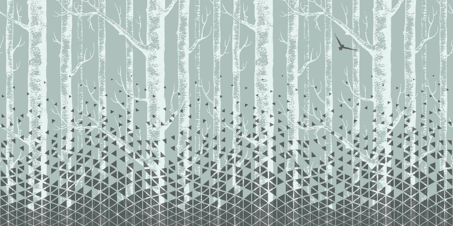 Фото Фреска Тренды Простые решения арт. 910992 - Лес и деревья | Студия фресок и фотопанно "La Stanza"