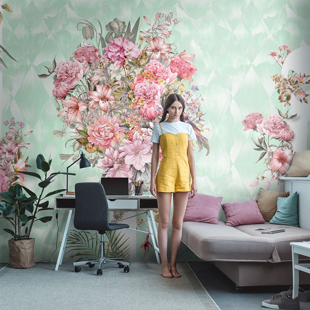 Фото Фреска ALBA Flora арт. 800272 - Цветы | Студия фресок и фотопанно "La Stanza"