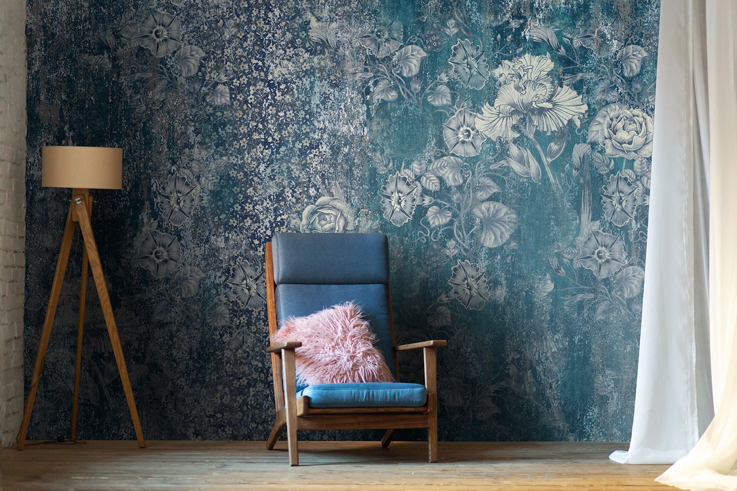 Фото Фреска ALBA Textures арт. 800295 - Цветы | Студия фресок и фотопанно "La Stanza"