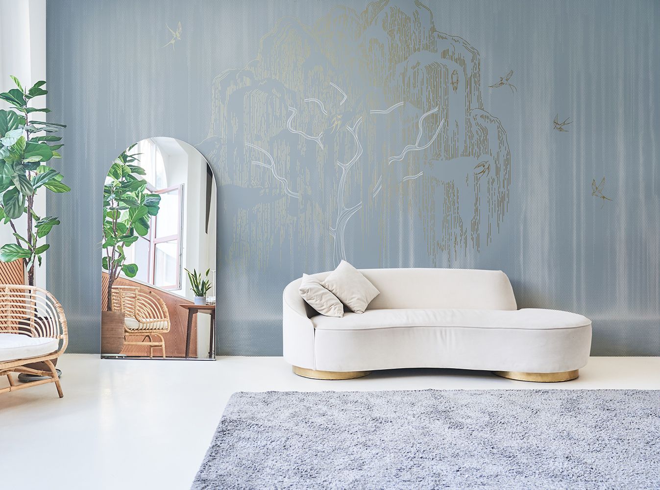 Фото Фреска Tesoro 2 арт. 02162-G - Лес и деревья | Студия фресок и фотопанно "La Stanza"