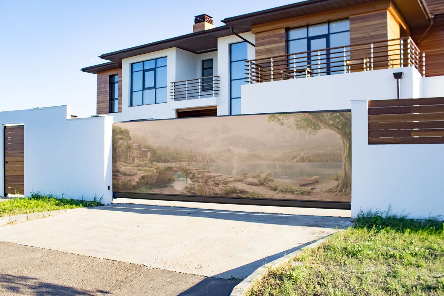 Фото Фреска ALBA Natura арт. 800107 - Лес и деревья | Студия фресок и фотопанно "La Stanza"