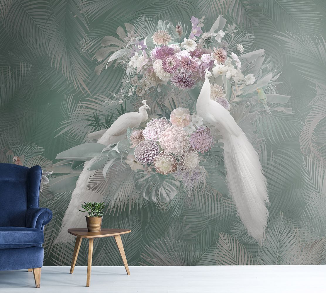 Фото Фреска ALBA Flora арт. 800277 - Цветы | Студия фресок и фотопанно "La Stanza"