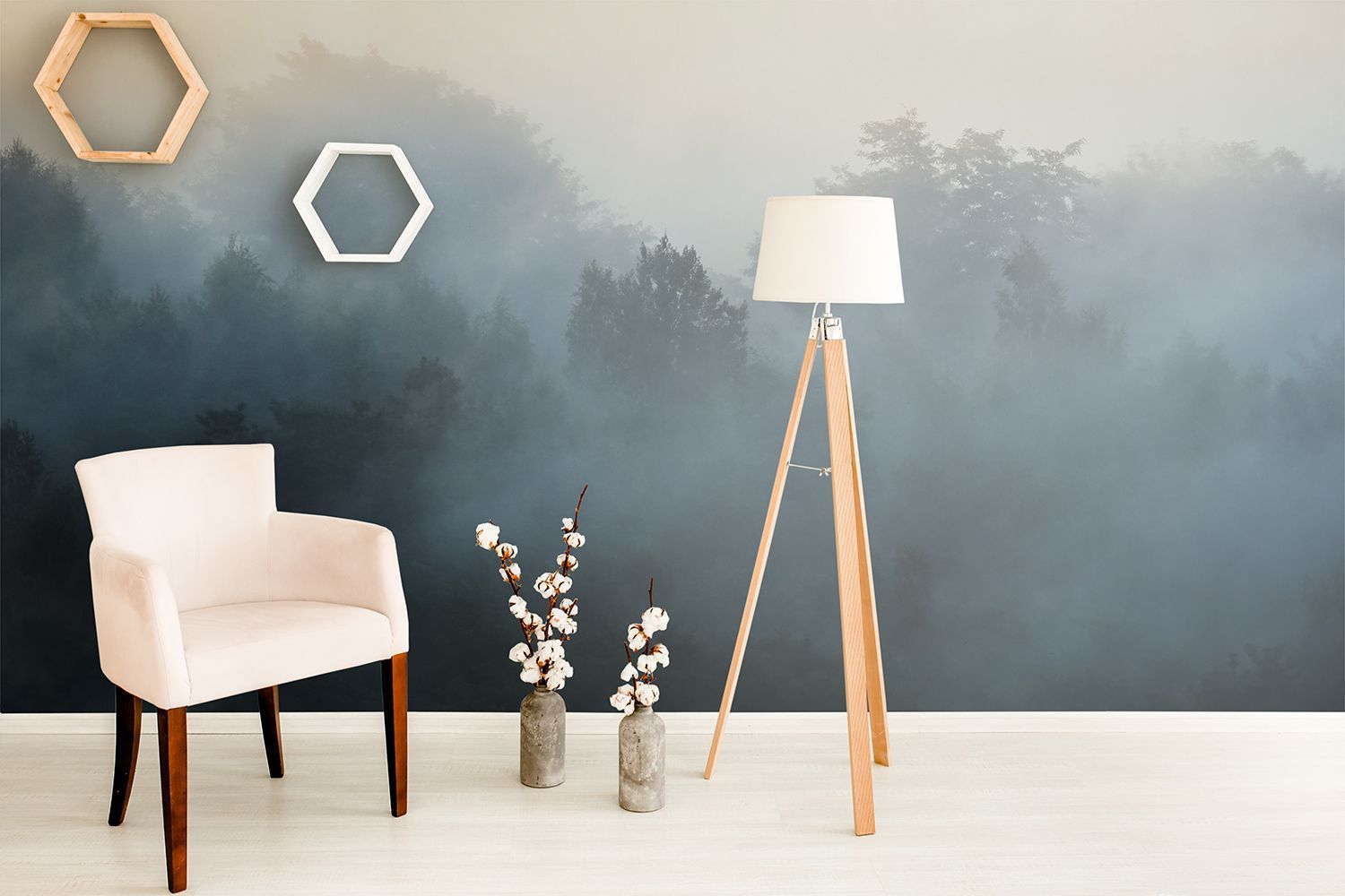 Фото Фреска ALBA Natura арт. 800178 - Лес и деревья | Студия фресок и фотопанно "La Stanza"