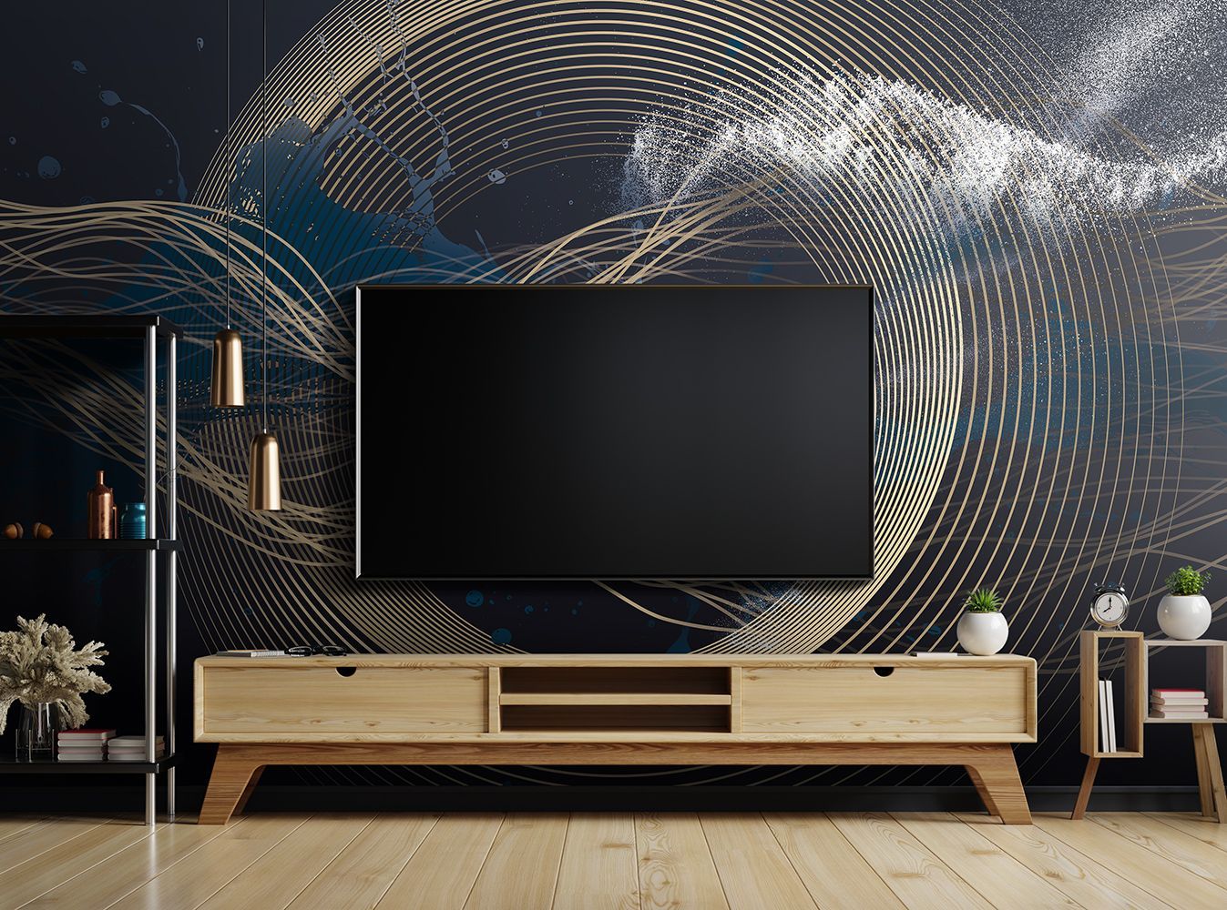 Фото Фреска Tesoro 2 арт. 02103-F - Графика  | Студия фресок и фотопанно "La Stanza"