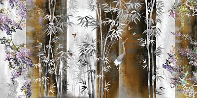 Фото Фреска Тренды Шинуазри арт. 980006 -  | Студия фресок и фотопанно "La Stanza"