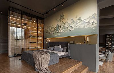 Фото Фреска Tesoro арт. 01013-GL - Шинуазри | Студия фресок и фотопанно "La Stanza"