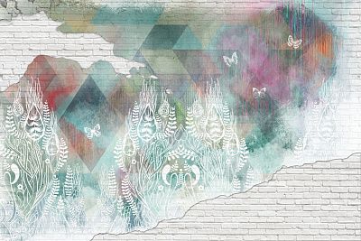 Фото Фреска Тренды Симфония текстур арт. 980220 -  | Студия фресок и фотопанно "La Stanza"