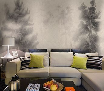 Фото Фреска ALBA Natura арт. 800735 - Лес и деревья | Студия фресок и фотопанно "La Stanza"