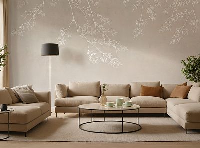 Фото Фреска Tesoro 2 арт. 02116-F - Графика  | Студия фресок и фотопанно "La Stanza"