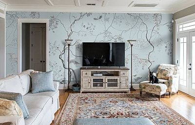 Фото Фреска Tesoro арт. 01123-S - Шинуазри | Студия фресок и фотопанно "La Stanza"