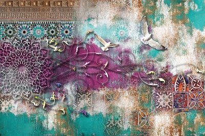 Фото Фреска Тренды Марракеш арт. 980204 - Орнаменты | Студия фресок и фотопанно "La Stanza"