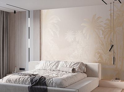 Фото Фреска Tesoro 2 арт. 02010-GL - Тропики  | Студия фресок и фотопанно "La Stanza"