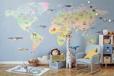 Фото Фреска Детские фрески арт. 800546 - Детские|Для мальчика  | Студия фресок и фотопанно "La Stanza"