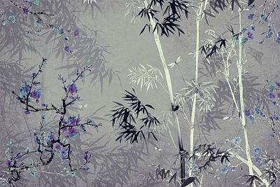 Фото Фреска Тренды Шинуазри арт. 980075 -  | Студия фресок и фотопанно "La Stanza"