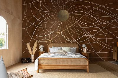 Фото Фреска ALBA Graphics арт. 800402 - Line art | Студия фресок и фотопанно "La Stanza"