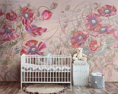 Фото Фреска ALBA Flora арт. 800672 - Цветы | Студия фресок и фотопанно "La Stanza"