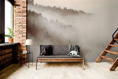 Фото Фреска ALBA Natura арт. 800183 - Лес и деревья | Студия фресок и фотопанно "La Stanza"