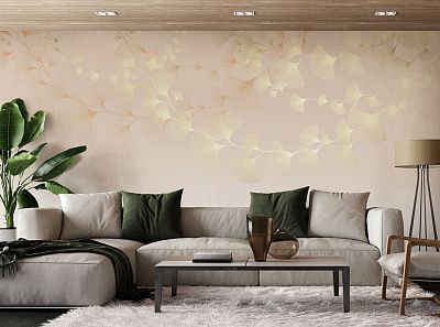 Фото Фреска Tesoro 2 арт. 02021-GL - Цветы | Студия фресок и фотопанно "La Stanza"