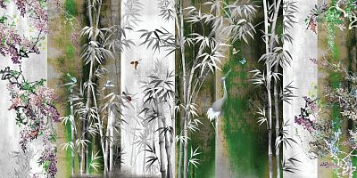 Фото Фреска Тренды Шинуазри арт. 980008 -  | Студия фресок и фотопанно "La Stanza"