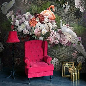 Фото Фреска ALBA Flora арт. 800282 - Цветы | Студия фресок и фотопанно "La Stanza"