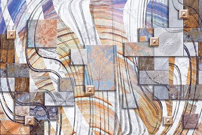 Фото Фреска Тренды Симфония текстур арт. 980228 - Графика  | Студия фресок и фотопанно "La Stanza"