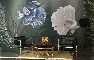 Фото Фреска Tesoro арт. 01117-G - Сюжеты|Животные и птицы | Студия фресок и фотопанно "La Stanza"