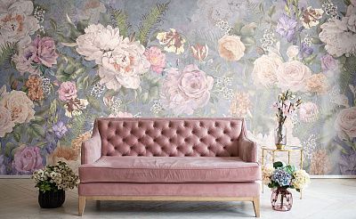 Фото Фреска ALBA Flora арт. 800611 - Цветы | Студия фресок и фотопанно "La Stanza"