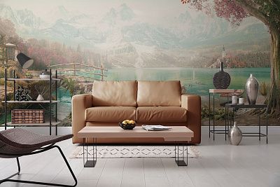 Фото Фреска ALBA Natura арт. 800106 - Лес и деревья | Студия фресок и фотопанно "La Stanza"