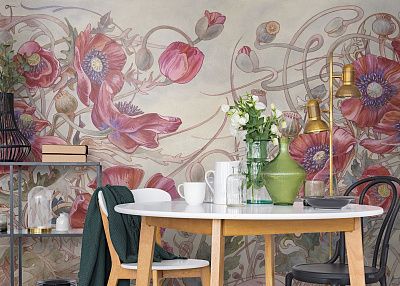 Фото Фреска ALBA Flora арт. 800673 - Цветы | Студия фресок и фотопанно "La Stanza"