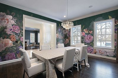 Фото Фреска ALBA Flora арт. 800612 - Цветы | Студия фресок и фотопанно "La Stanza"