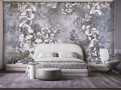 Фото Фреска Tesoro 2 арт. 02063-F - Цветы | Студия фресок и фотопанно "La Stanza"