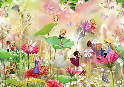 Фото Панно-фотообои Феи - Панорамы|Детские | Студия фресок и фотопанно "La Stanza"