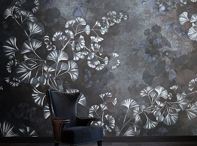 Фото Фреска Tesoro 2 арт. 02061-S - Цветы | Студия фресок и фотопанно "La Stanza"