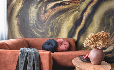 Фото Фреска ALBA Abstract арт. 800701 - Флюиды  | Студия фресок и фотопанно "La Stanza"